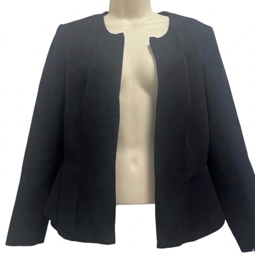 Theory Jondi Peplum Black Blazer Business/Sophisticated/Versatile- Size 8 - EUC